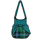 MacDonald of the Isles Hunting Ancient Effie Bag showcasing its luxurious wool melton fabric and elegant design, perfect for stylish organization.