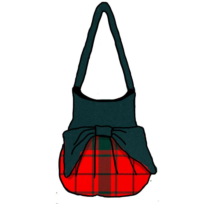 MacDonald of the Isles Red Modern Effie Bag