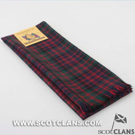 Wool Scarf in MacDonald Modern Tartan