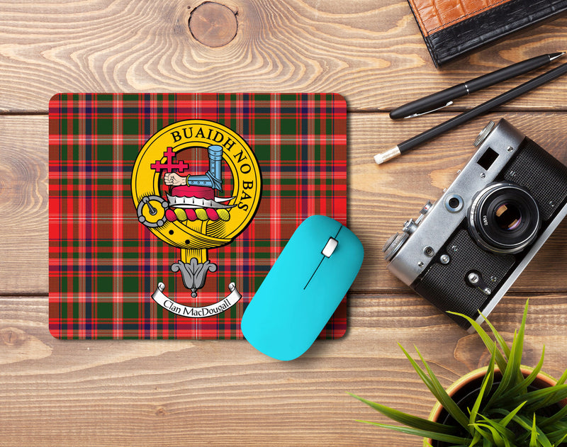 MacDougall Clan Crest Mouse Pad
