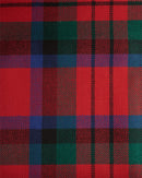 Heavy Weight Tartan per meter - Discounted Price H-S close-up of the tartan design, emphasizing its quality and durability for various sewing projects.