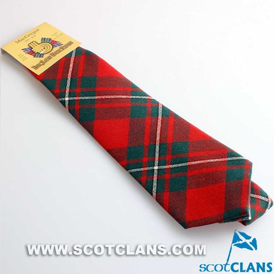 Pure Wool Tie in MacGregor Modern Tartan