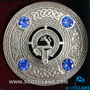 MacIntosh Clan Crest Pewter Plaid Brooch