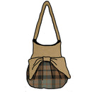 MacKay Weathered Effie Bag showcasing its stylish design with customizable bow and top in a beautiful wool melton fabric.