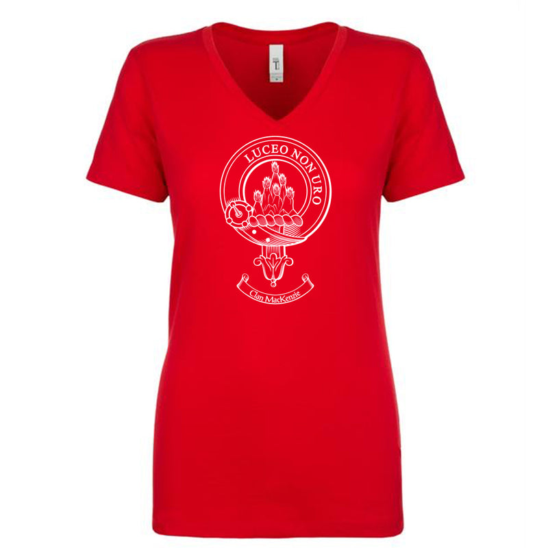 MacKenzie Clan Crest Ladies Ouline T-Shirt