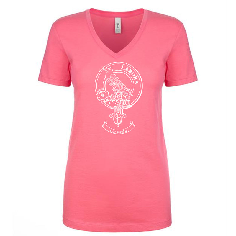 MacKie Clan Crest Ladies Ouline T-Shirt