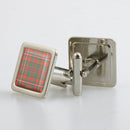 MacKinnon Ancient Tartan Cufflinks - Choose Your Shape