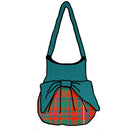 MacKinnon Red Ancient Effie Bag - vibrant design showcasing personalized top and bow in bright colors.