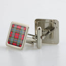 MacLean of Duart Modern Tartan Cufflinks - Choose Your Shape.