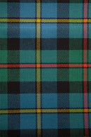 Measuring Heavy Weight Tartan per meter, highlighting its extra width of approximately 140cm for larger sewing projects.