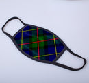 MacLeod of Harris Tartan Printed Face Mask showcasing Scottish heritage in a stylish design with comfortable ear loops.