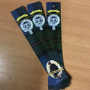 MacLeod Clan Bookmarks 5 Pack featuring beautifully designed clan crest and tartan pattern, perfect for showcasing Scottish heritage while reading.