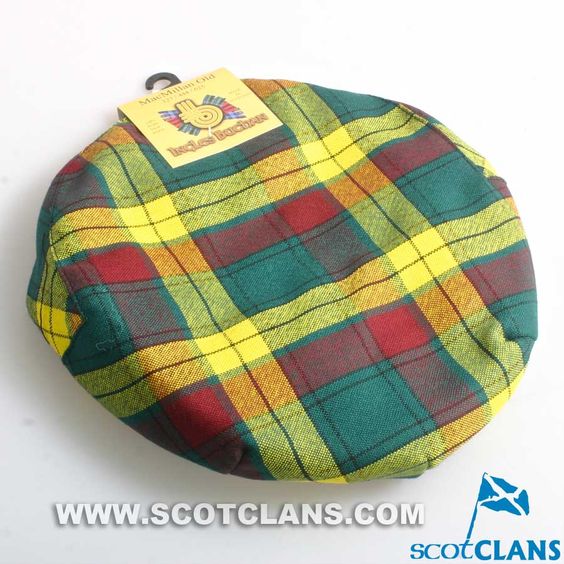 Pure Wool Golf Cap in MacMillan Old Modern Tartan