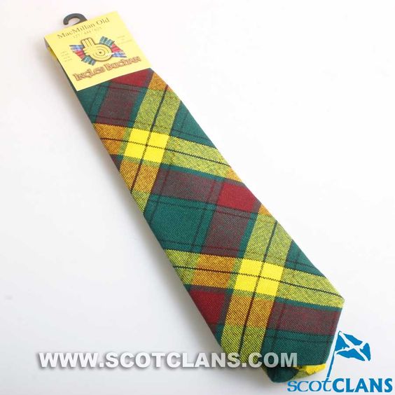 Pure Wool Tie in MacMillan Old Modern Tartan