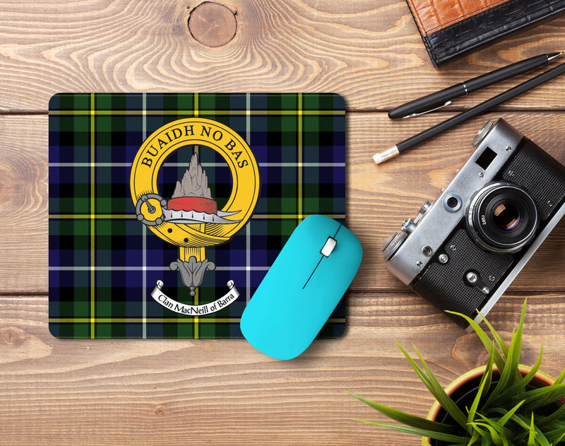 MacNeil Clan Crest Mouse Pad