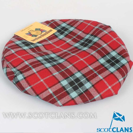 Pure Wool Golf Cap in MacTavish Modern Tartan