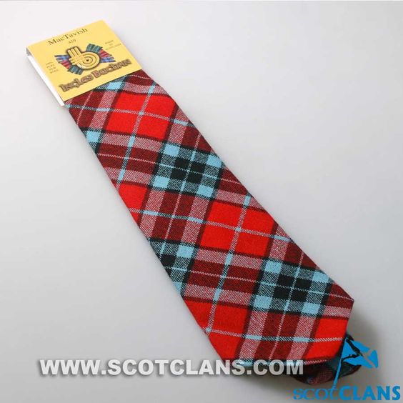 Pure Wool Tie in MacTavish Modern Tartan