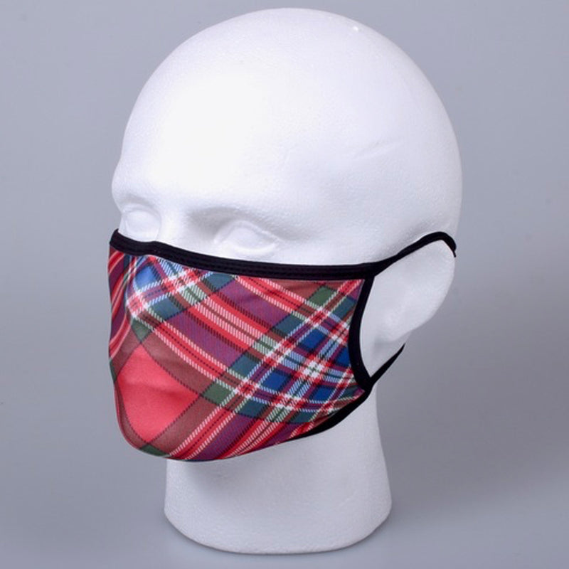 Tartan Printed Face Mask