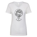 Maxwell Clan Crest Ladies Ouline T-Shirt
