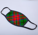 McCulloch Tartan Printed Face Mask showcasing stylish tartan patterns, perfect for adding Scottish heritage to your outfit while providing comfort and safety.