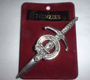 Clan Crest Pewter Kilt Pin with Menzies Crest