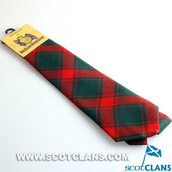 Pure Wool Tie in Middleton Modern Tartan