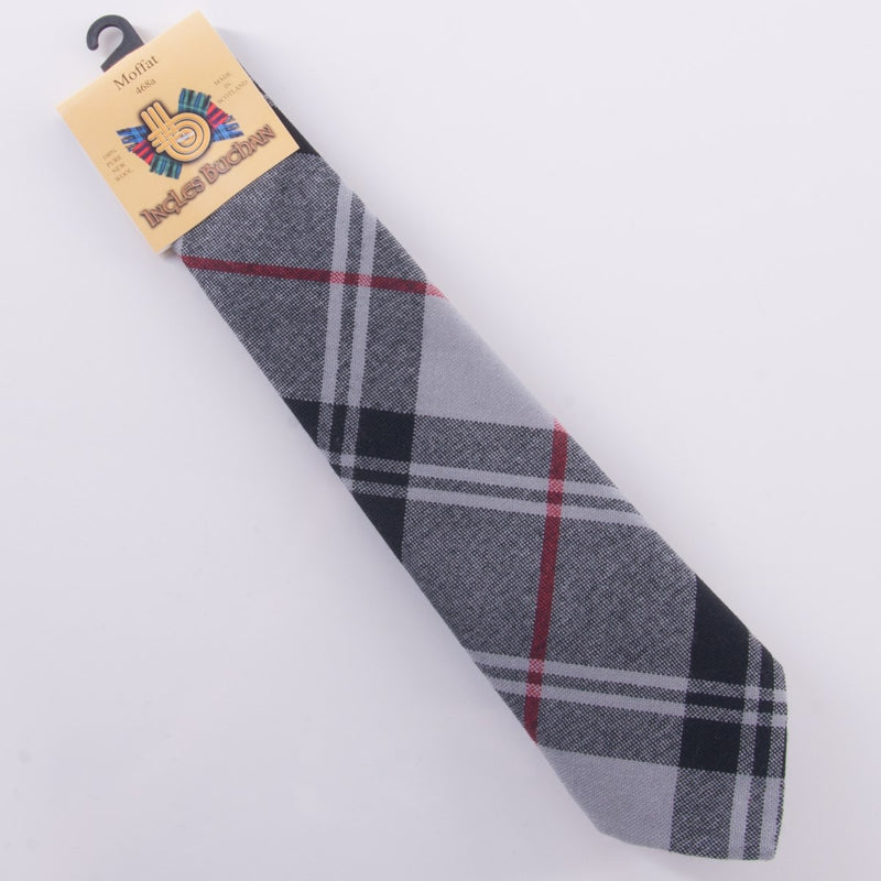 Pure Wool Tie in Moffat Modern Tartan