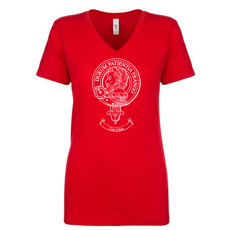 Muir / More  Clan Crest Ladies Ouline T-Shirt