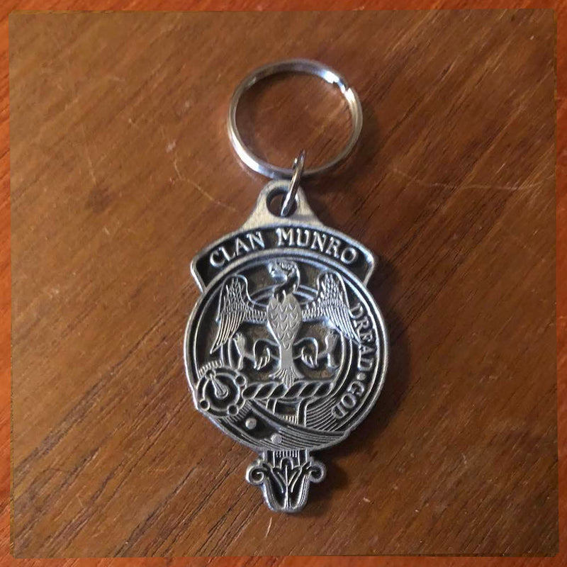 Clan Munro Metal  Keyring