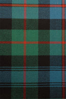 Heavy Weight Tartan per meter cut into swatches, highlighting the durability and warmth of the fabric for sewing projects.