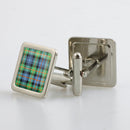 Murray of Atholl Ancient Tartan Cufflinks - Choose Your Shape.