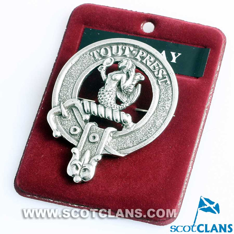 Murray Clan Crest Badge in Pewter