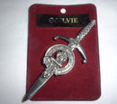 Clan Crest Pewter Kilt Pin with Ogilvie Crest