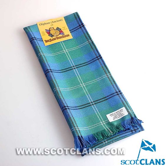 Wool Scarf in Oliphant Ancient Tartan