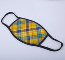 Ottawa Tartan Printed Face Mask showcasing its vibrant tartan pattern, perfect for stylish comfort and protection.