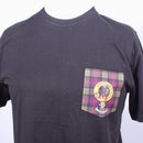 Clan Crest & Tartan Pocket T Shirt