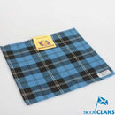Pocket Square in Ramsay Blue Ancient Tartan
