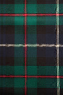 Close-up view of Heavy Weight Tartan per meter fabric texture, highlighting its 100% wool quality and durability.