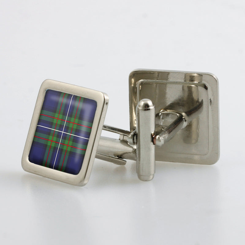 Robertson Hunting Modern Tartan Cufflinks - Choose Your Shape.