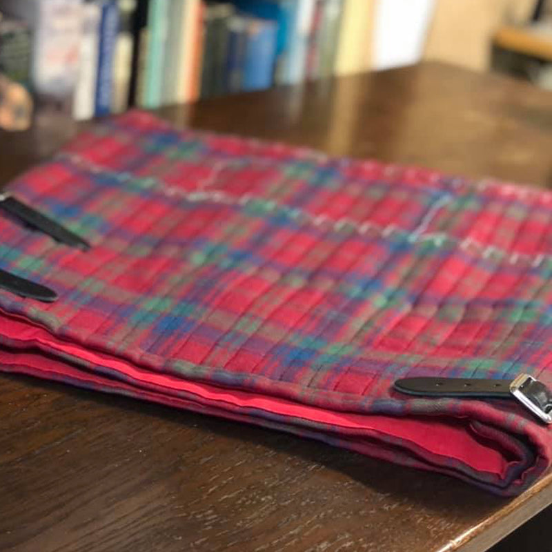 Robertson Red Muted Hand Stitched Kilt