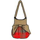 Robertson Red Weathered Effie Bag showing the stylish design with contrasting top and bow. Perfect for expressing your unique style.