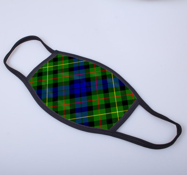 Rollo Modern Tartan Printed Face Mask.