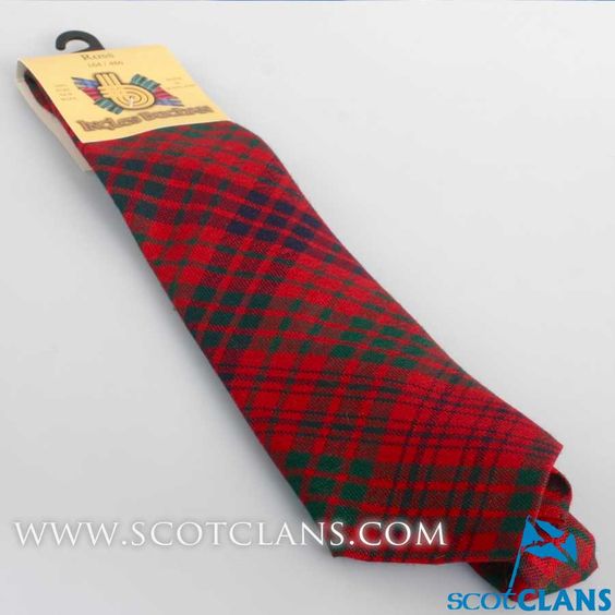 Pure Wool Tie in Ross Modern Tartan