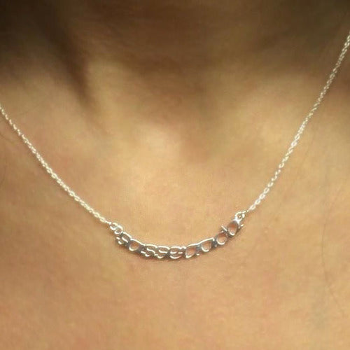 Outlander Inspired Sassenach Silver Necklace
