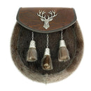 Semi Dress Sporran - Highland Stag