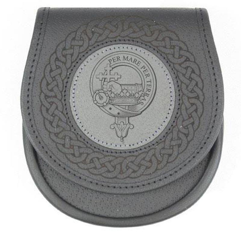 Crest Leather Sporran - Any Crest