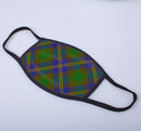 Strange Tartan Printed Face Mask