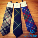 Springweight Wool Tartan Ties - Tartans C-F collection showcasing a vibrant tartan pattern, perfect for both formal and casual occasions.