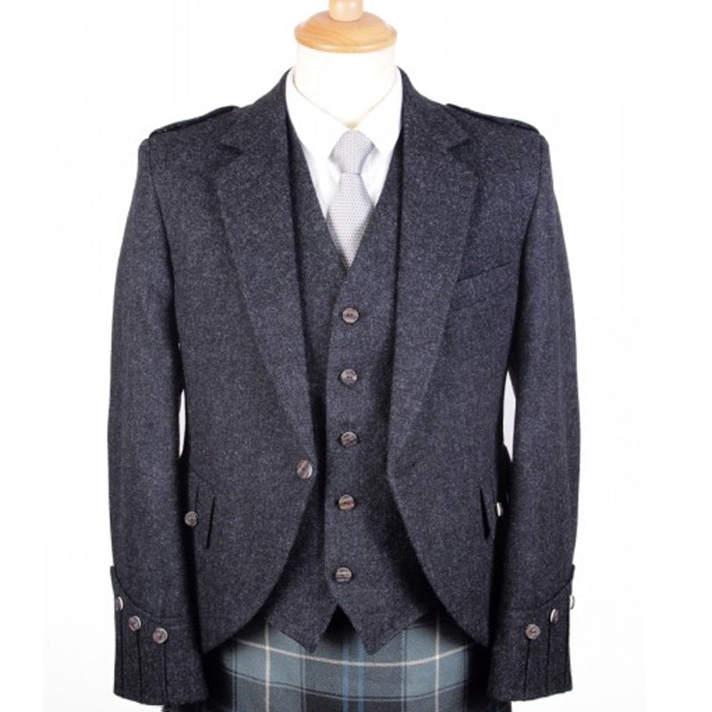 Argyll Tweed Jacket - Charcoal