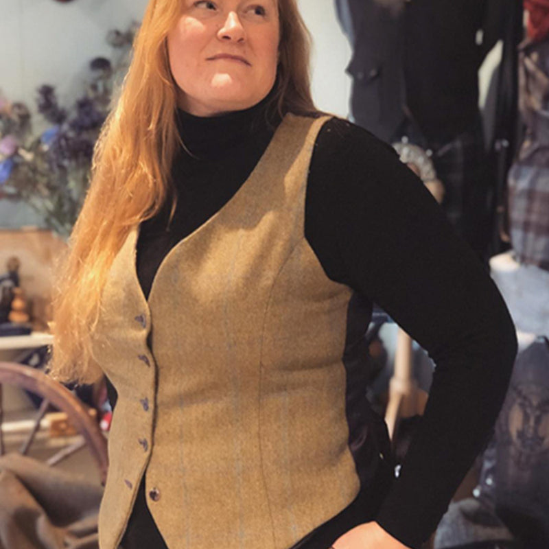 Ladies Tweed Waistcoat - Pick a Tweed